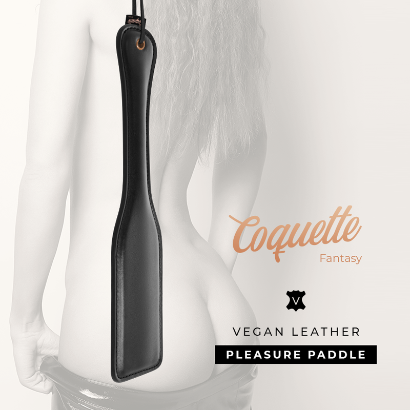 Cravache en cuir végan pour jeux de domination — COQUETTE FANTASY