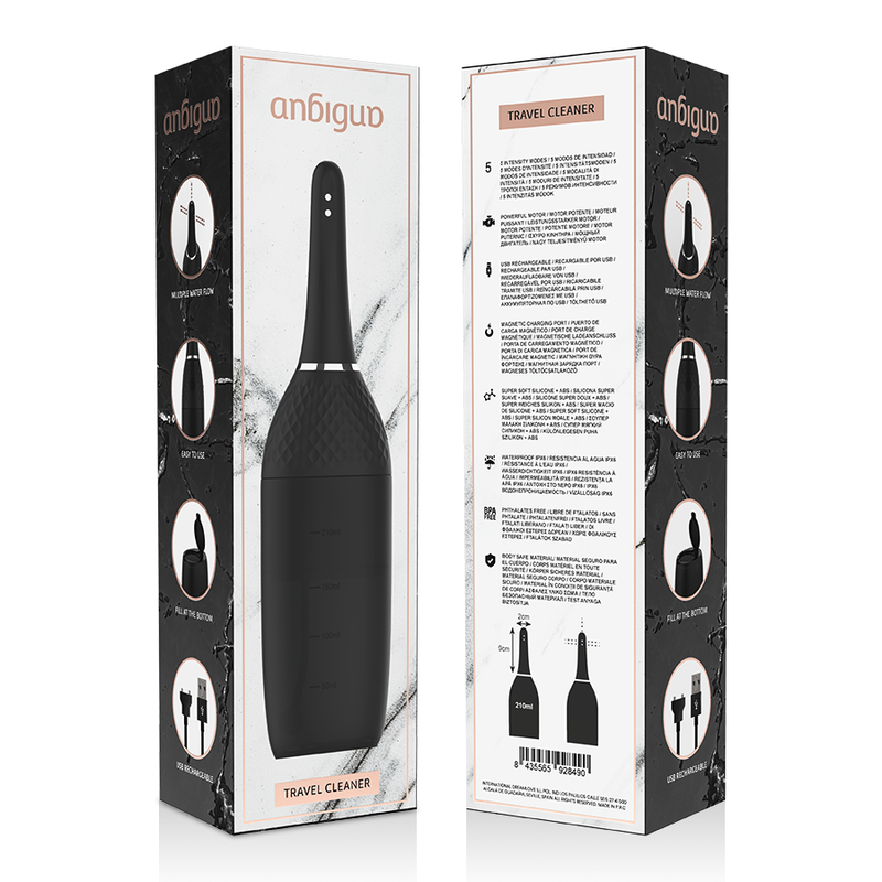 Nettoyeur anal automatique rechargeable 5 intensités — ANBIGUO