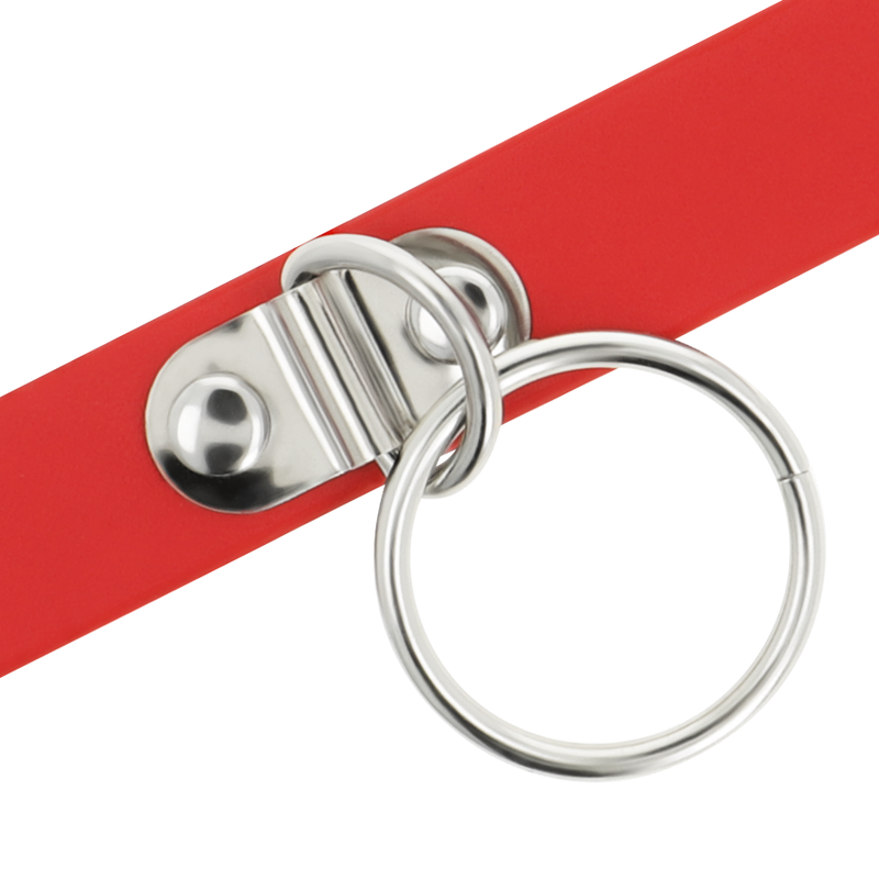 Collare per bondage in pelle vegana regolabile — COQUETTE ACCESSORIES