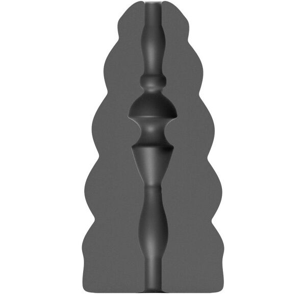 Masturbateur en spirale texturé — ALL BLACK