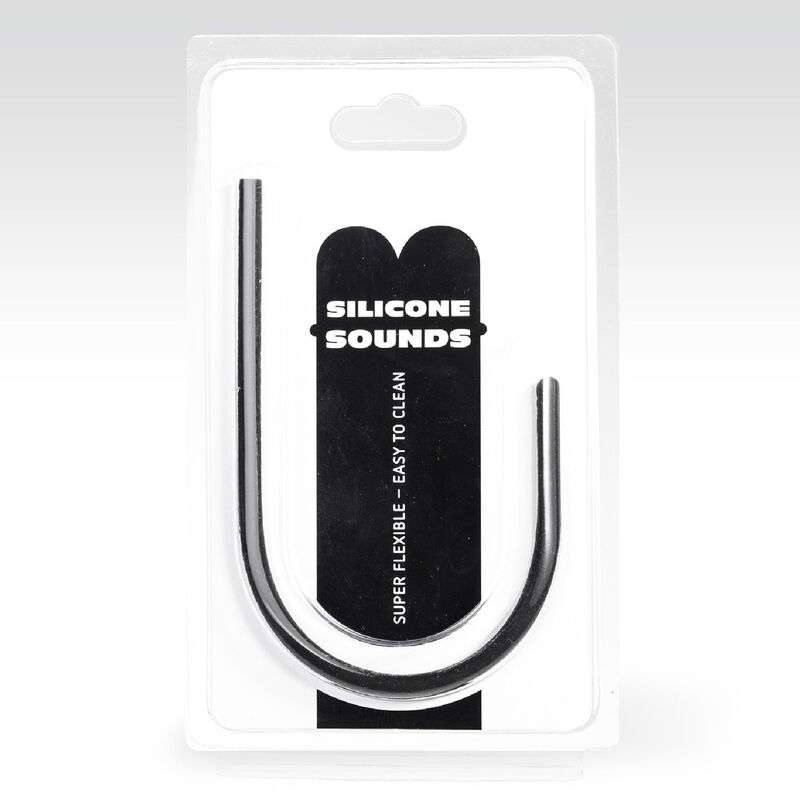 Sonde urétrale souple en silicone 10 mm — ALL BLACK