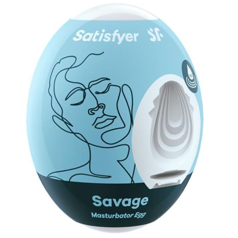Oeuf masturbateur texturé hydro-actif — SATISFYER EGGS