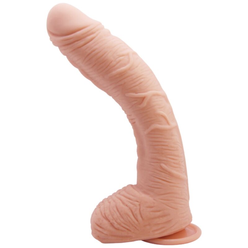Gode réaliste courbe à ventouse avec point G 27 cm — BAILE DILDOS