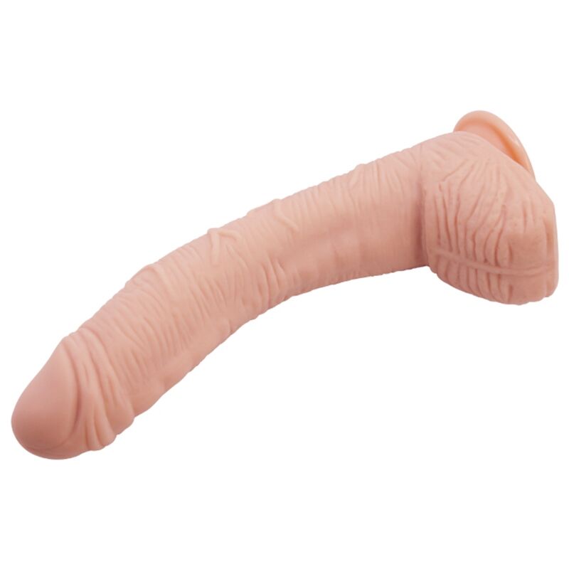 Gode réaliste courbe à ventouse avec point G 27 cm — BAILE DILDOS