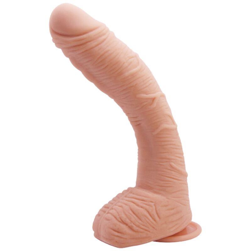 Gode réaliste courbe à ventouse avec point G 27 cm — BAILE DILDOS