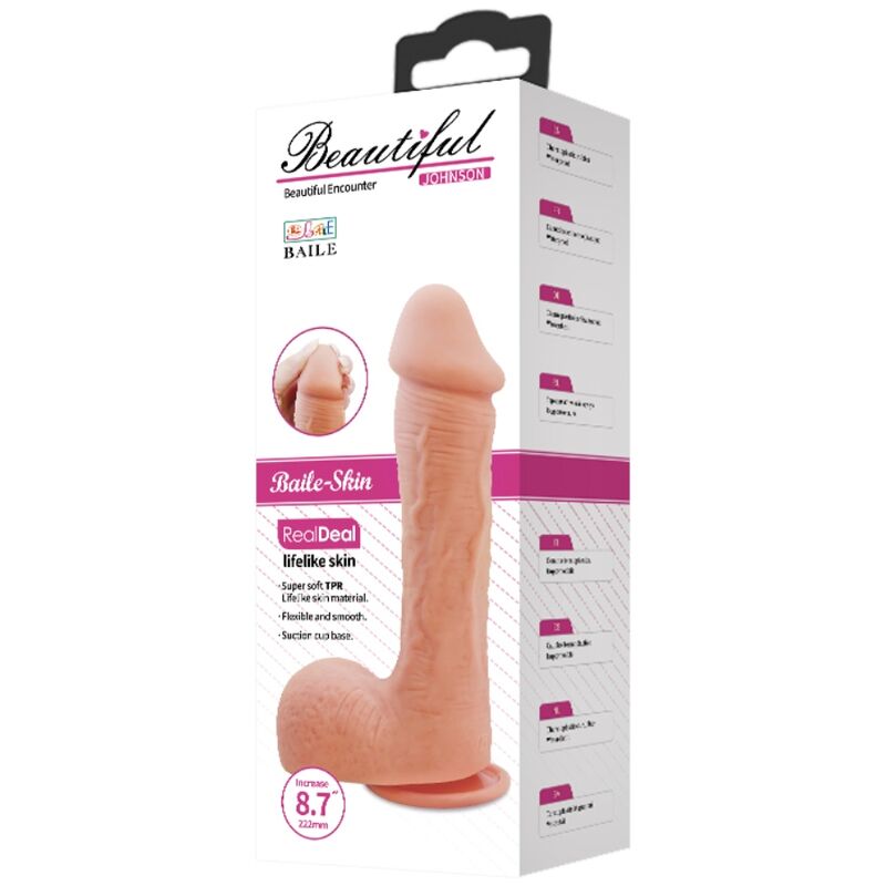 Gode réaliste Johnson 22 cm — BAILE DILDOS