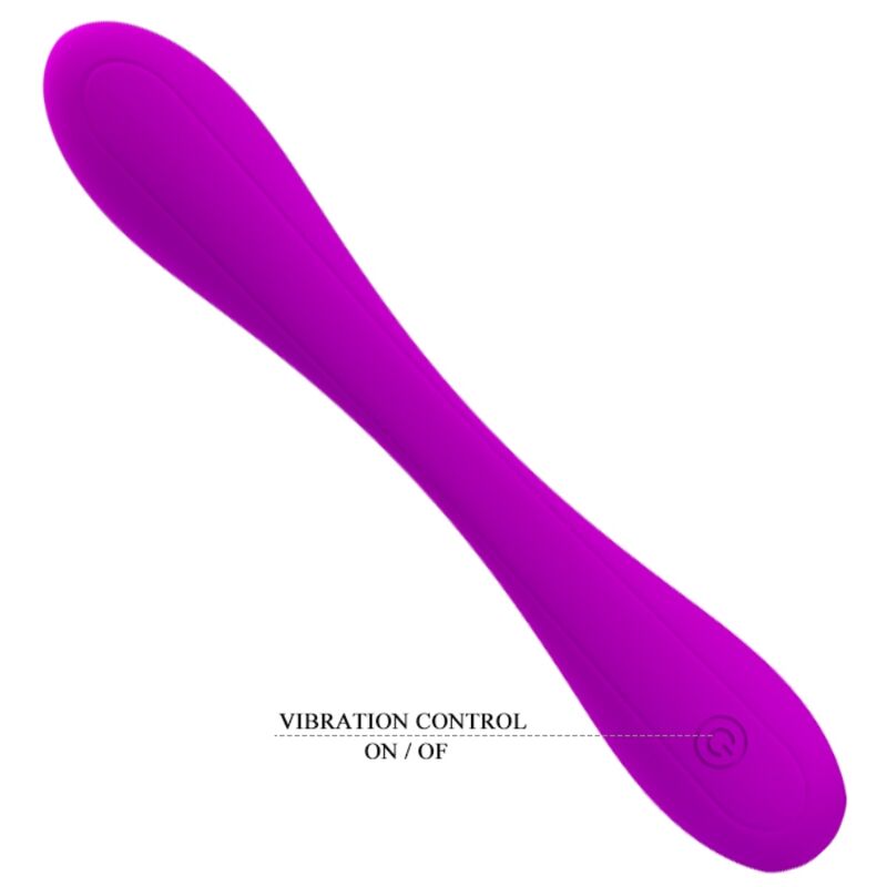 Vibrateur souple en forme de C pour stimulation double — PRETTY LOVE PARTY UP