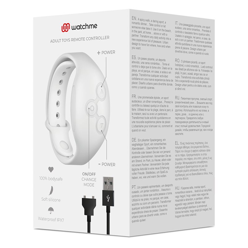 Montre connectée sans fil noire — WATCHME