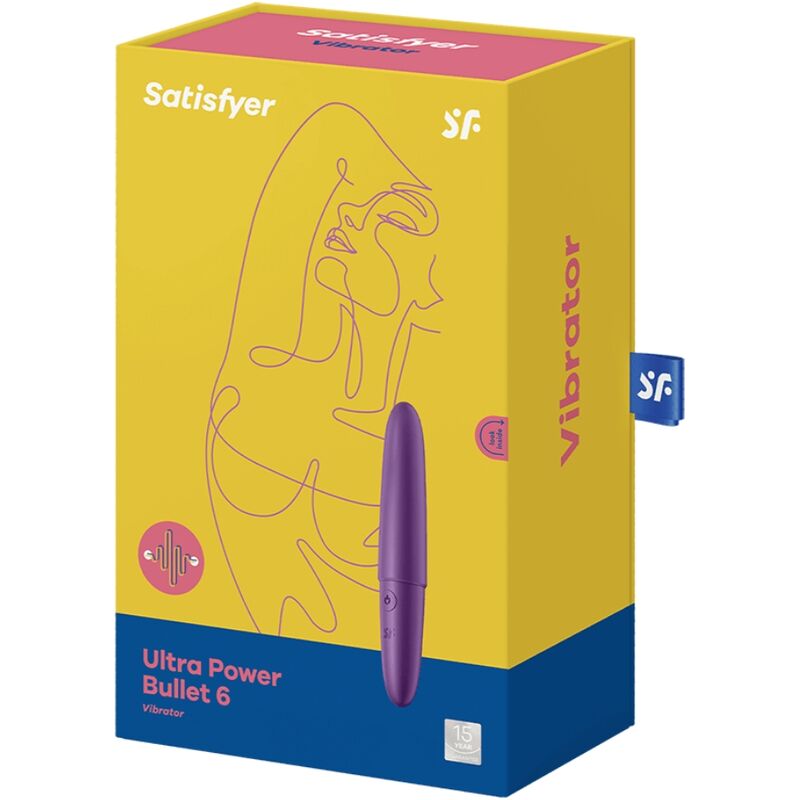 Bullet vibrant ultra puissant violet — SATISFYER