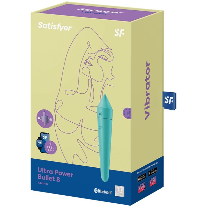 Bullet vibrant connecté Ultra Power 8 — SATISFYER CONNECT