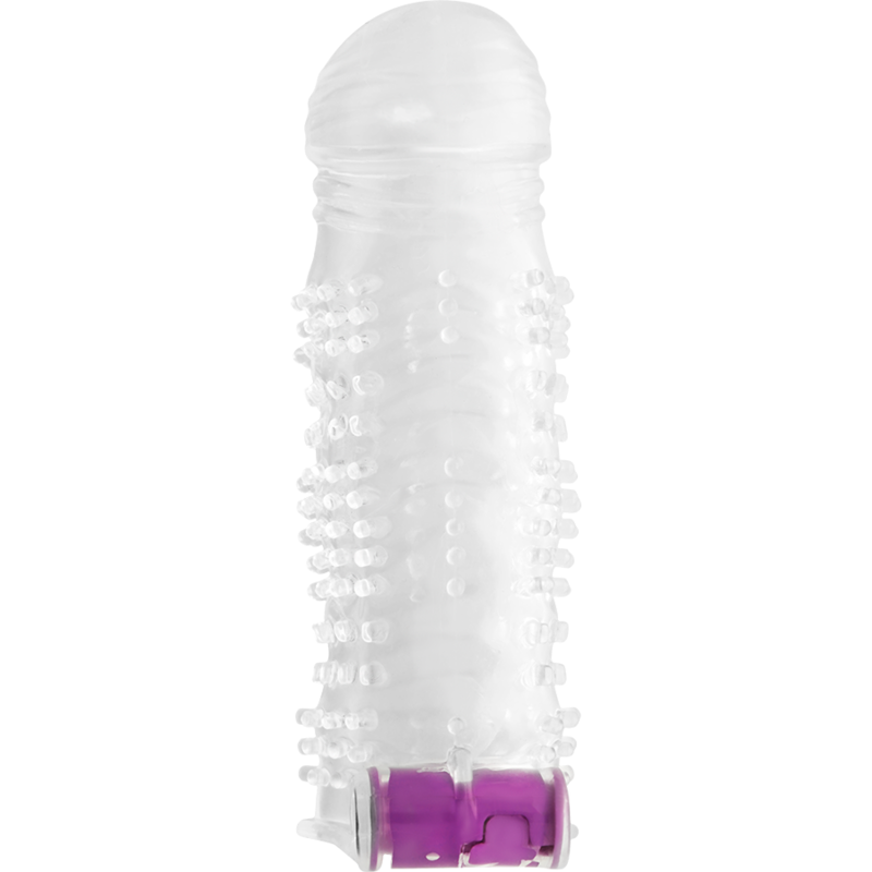 Gaine pénienne texturée avec balle vibrante — OHMAMA