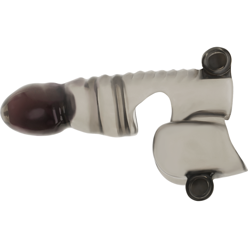 Gaine vibrante pour pénis et testicules triple moteur — OHMAMA