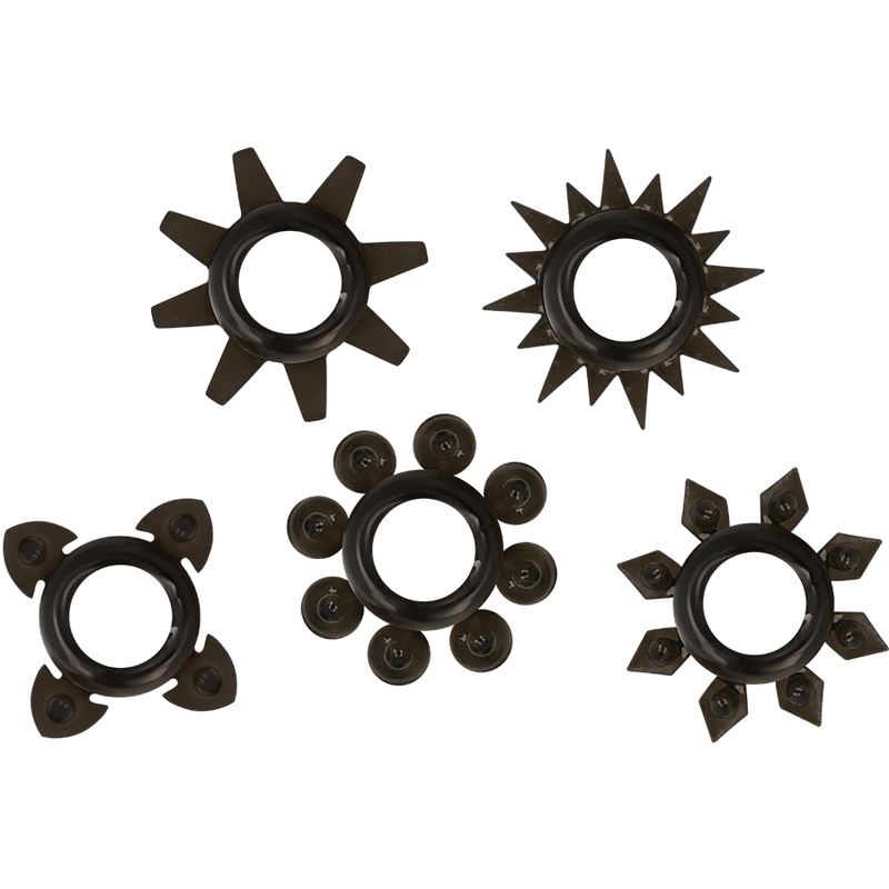 Lot de 5 bagues de contention testicules et pénis en silicone — OHMAMA