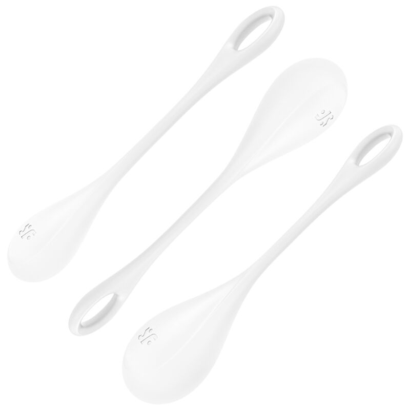 Ensemble d'entraînement Yoni Power 1 Blanc — SATISFYER BALLS