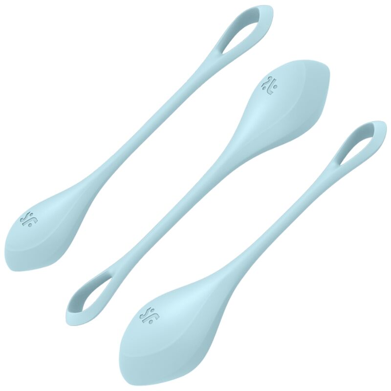 Ensemble d'entraînement yoni power 2 bleu — SATISFYER BALLS