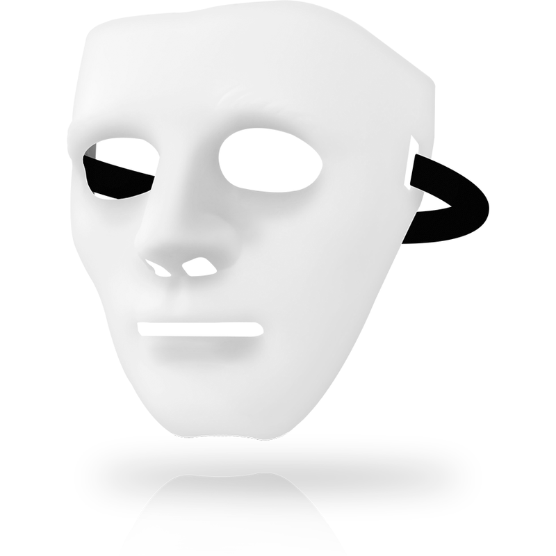 Masque blanc mystérieux unisexe — OHMAMA MASKS