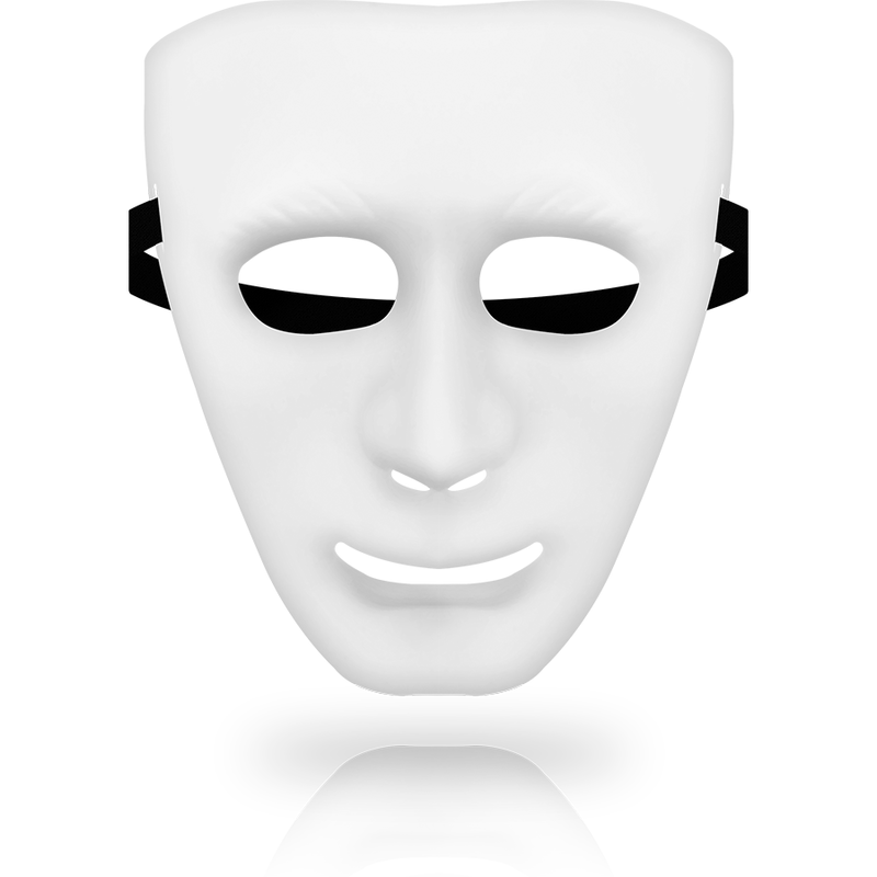 Masque blanc mystérieux unisexe — OHMAMA MASKS