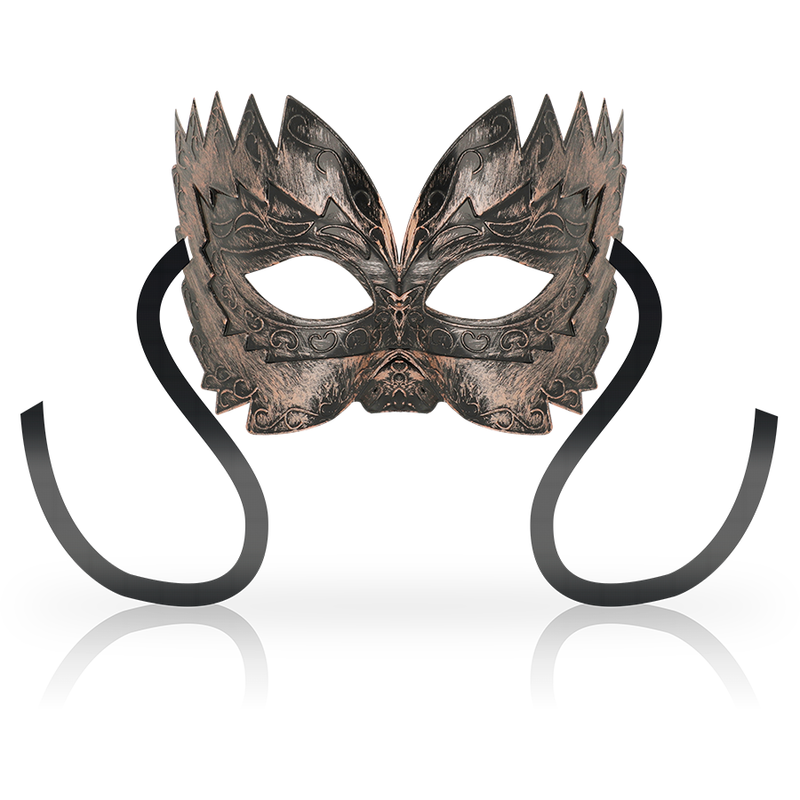 Masque vénitien cuivré pour jeux de séduction — OHMAMA MASKS