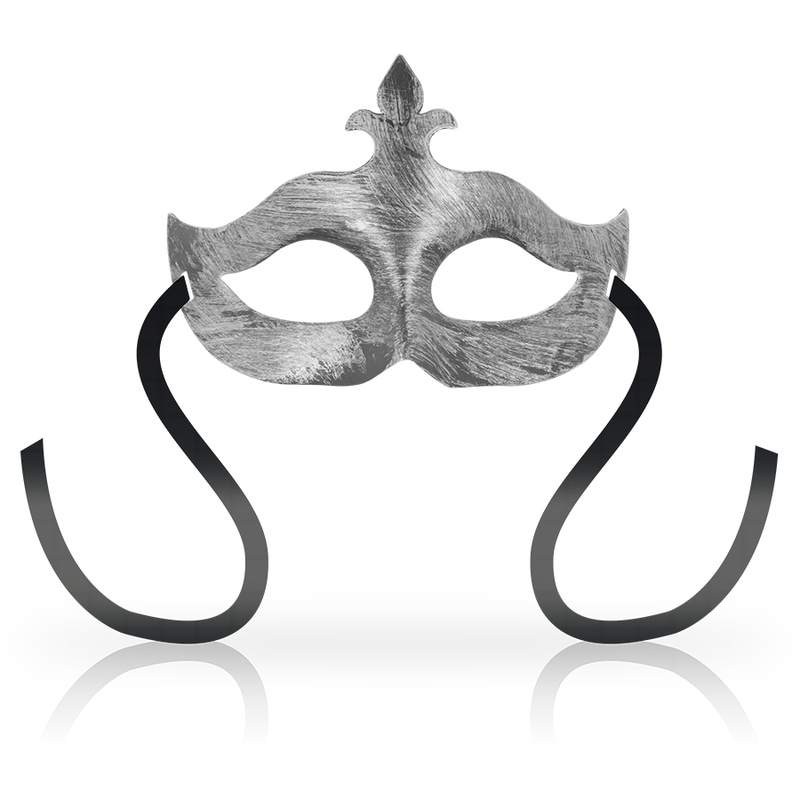 Masque vénitien fleur de lys argenté — OHMAMA MASKS