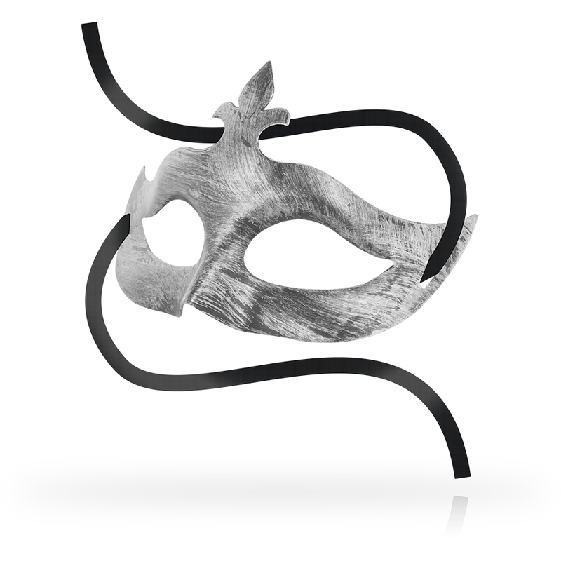 Masque vénitien fleur de lys argenté — OHMAMA MASKS