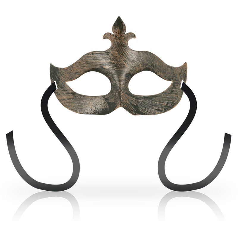 Masque vénitien fleur de lys cuivre — OHMAMA MASKS