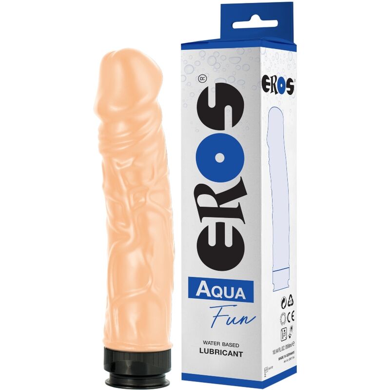 Gode réaliste rigide avec lubrifiant intégré — EROS TOY BOTTLES