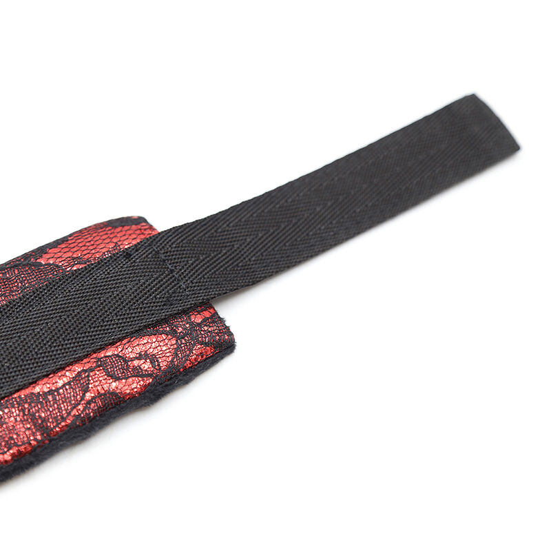 Menottes en velours ajustables avec ruban nylon — OHMAMA FETISH
