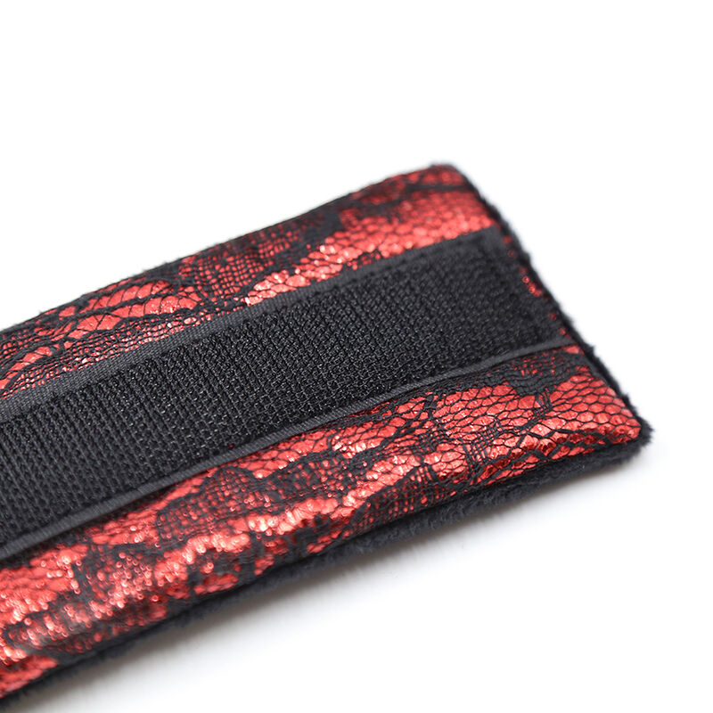 Menottes en velours ajustables avec ruban nylon — OHMAMA FETISH