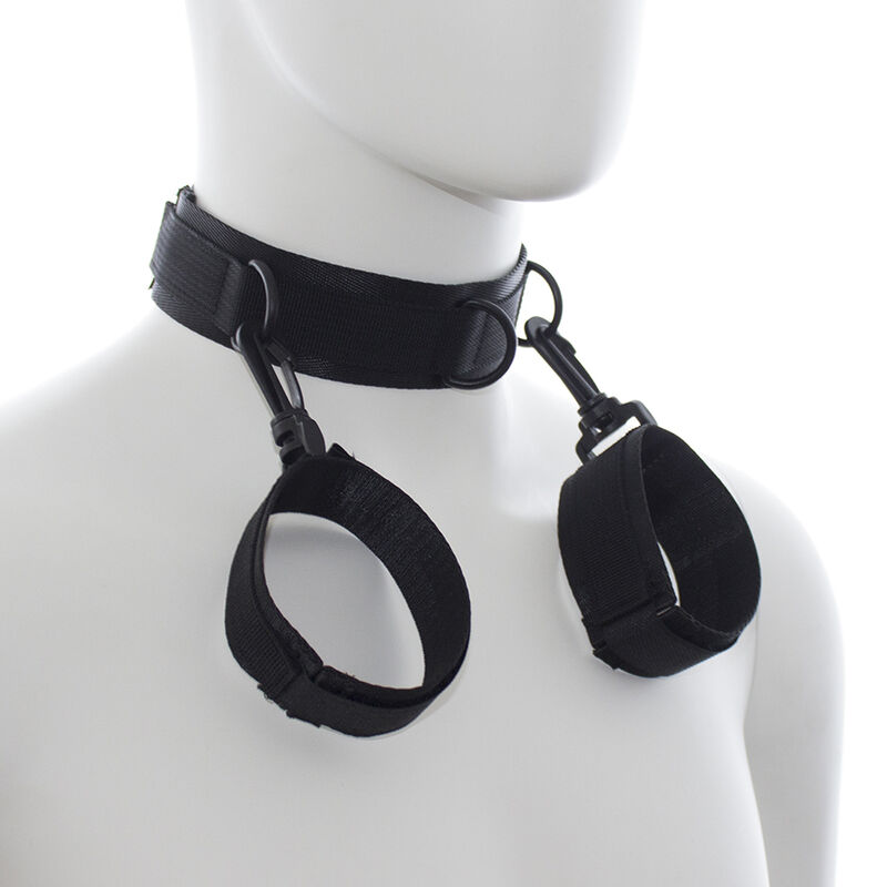 Kit menottes et collier en nylon réglables — OHMAMA FETISH