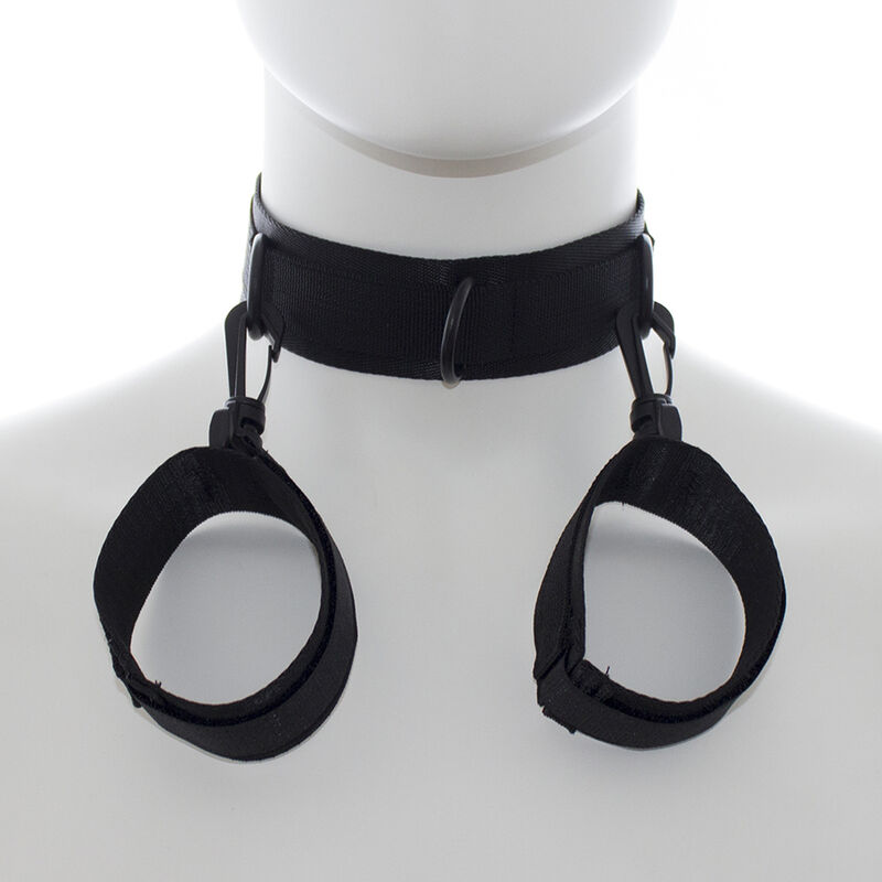 Kit menottes et collier en nylon réglables — OHMAMA FETISH