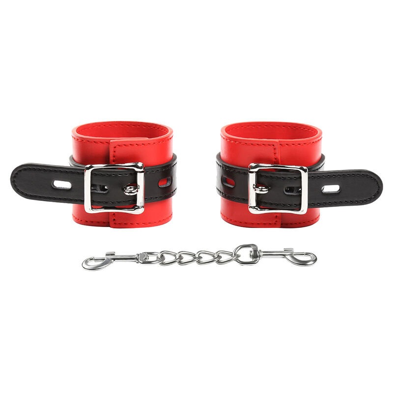 Menottes verrouillables en cuir ajustable — OHMAMA FETISH