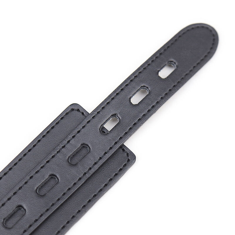 Collier de soumission avec trois anneaux — OHMAMA FETISH