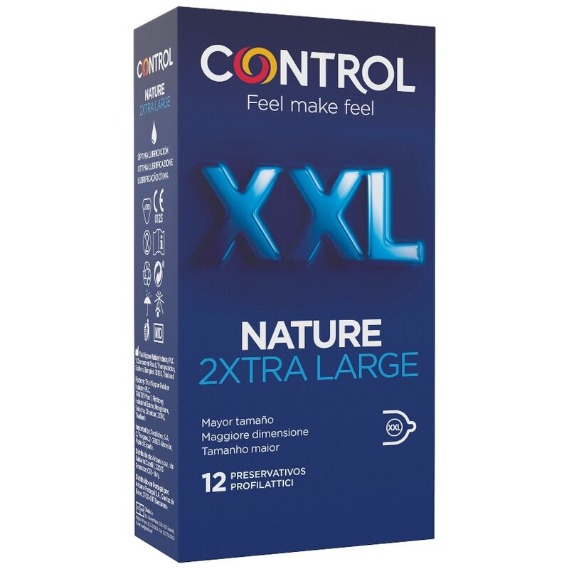Préservatifs nature ultra larges et longs XXL — CONTROL CONDOMS