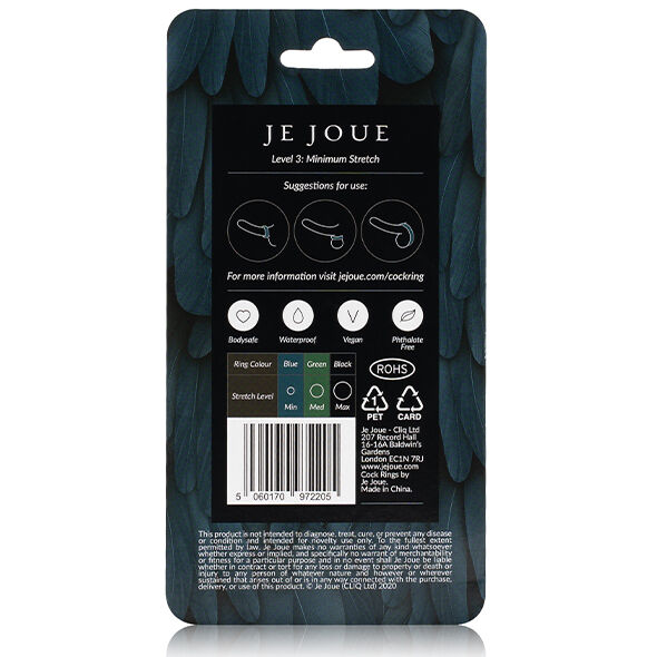 Bague de contention en silicone bleu niveau débutant — JE JOUE