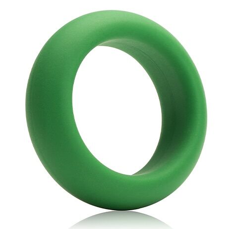 Anneau pénien en silicone vert, taille moyenne — JE JOUE