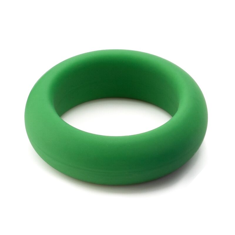Anneau pénien en silicone vert, taille moyenne — JE JOUE