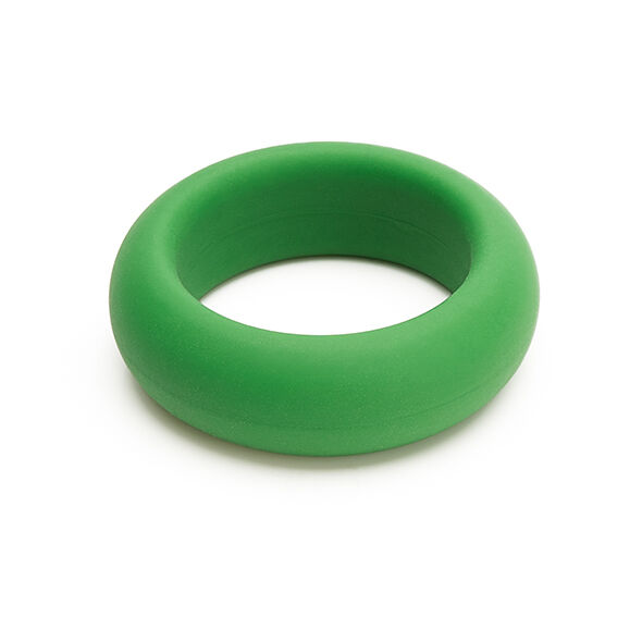 Anneau pénien en silicone vert, taille moyenne — JE JOUE