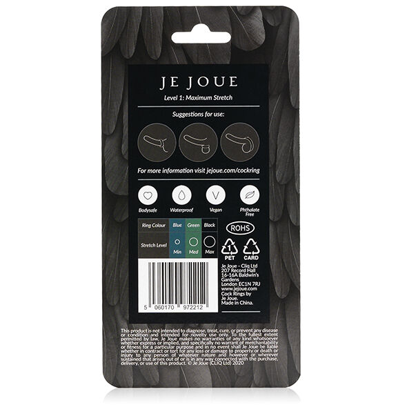 Anneau pénien en silicone à élasticité maximale — JE JOUE