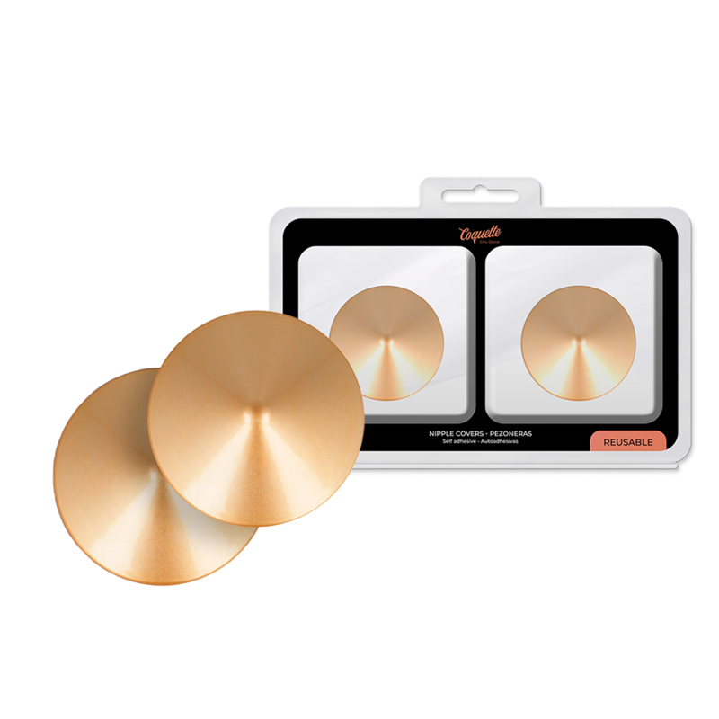 Couvre-tétons cercles dorés réutilisables — COQUETTE ACCESSORIES