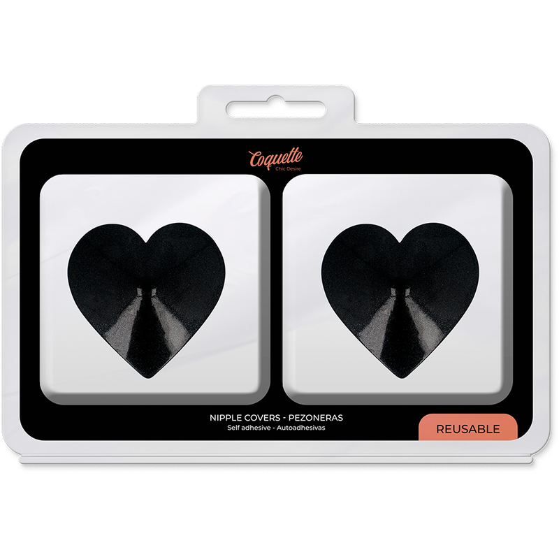 Cache-malin cœurs noir — COQUETTE ACCESSORIES