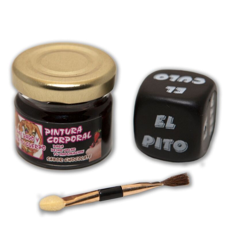 Kit gourmand : peinture au chocolat et dé de sensualité — DIABLO PICANTE