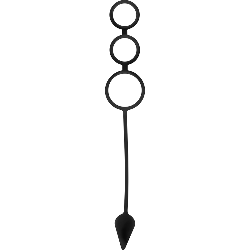 Anneaux et bouchon anal en silicone — OHMAMA FETISH