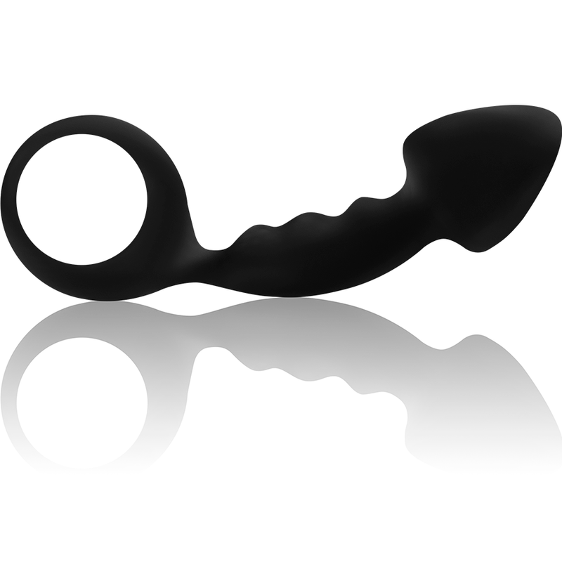 Plug anal nervuré avec anneau de retrait — OHMAMA ANAL