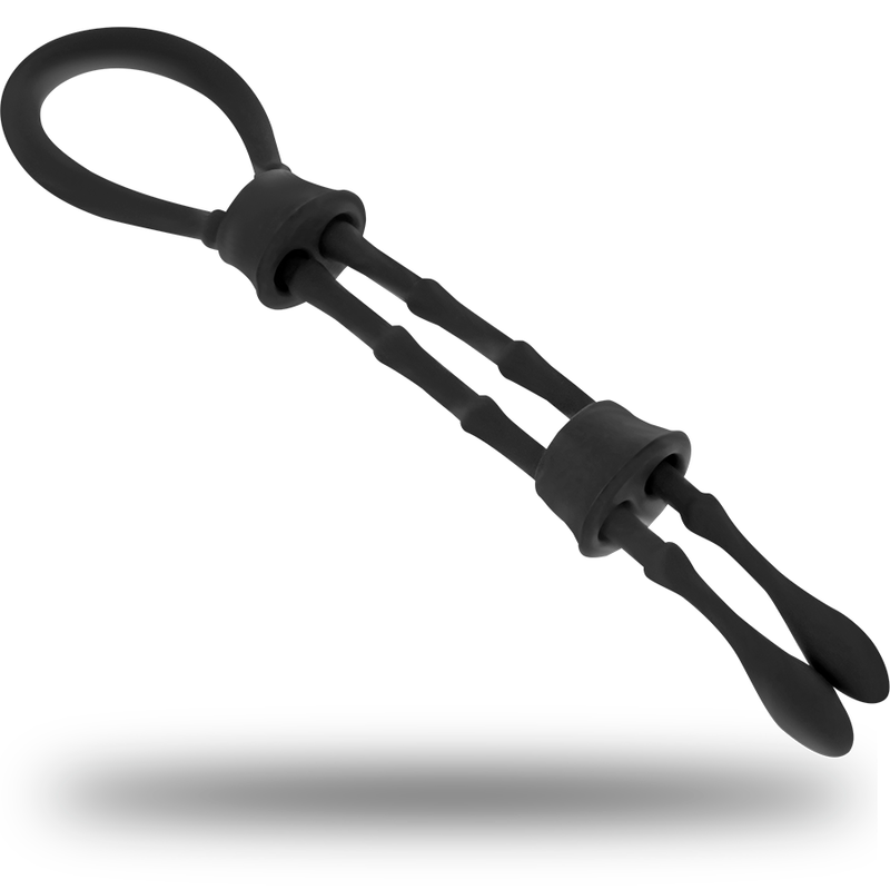 Anneau-cordon pour pénis et testicules en silicone — OHMAMA FETISH
