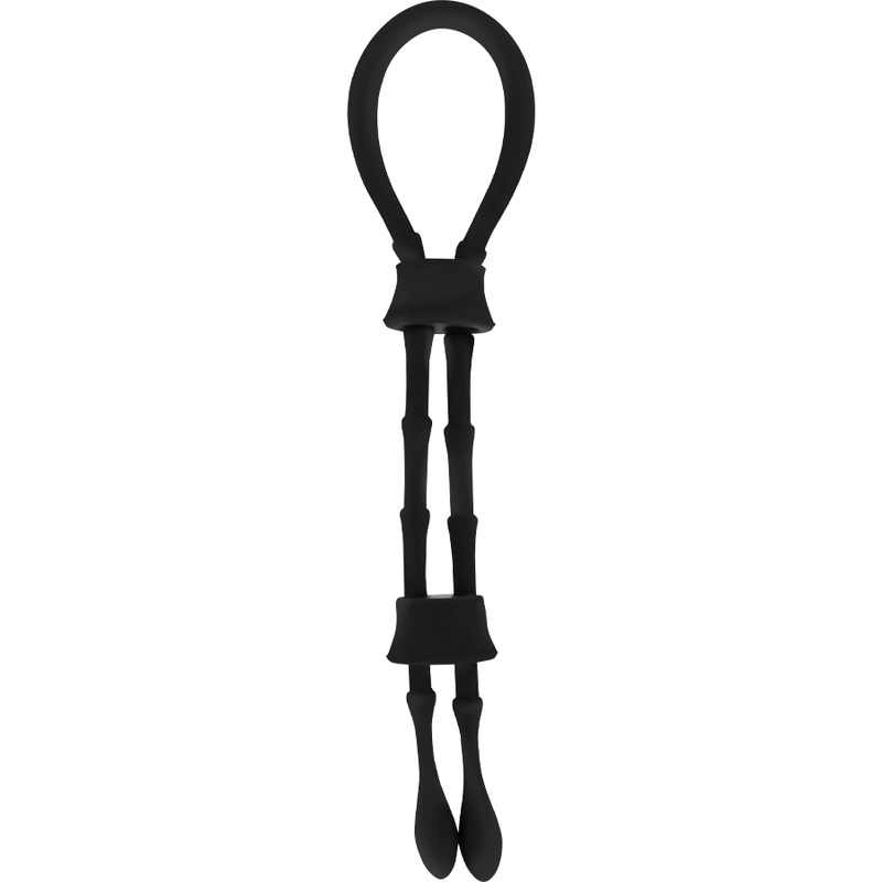 Anneau-cordon pour pénis et testicules en silicone — OHMAMA FETISH