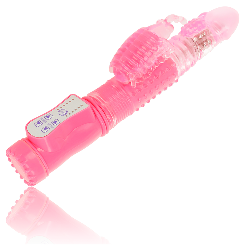Vibrateur rotatif avec stimulateur clitoridien — OHMAMA