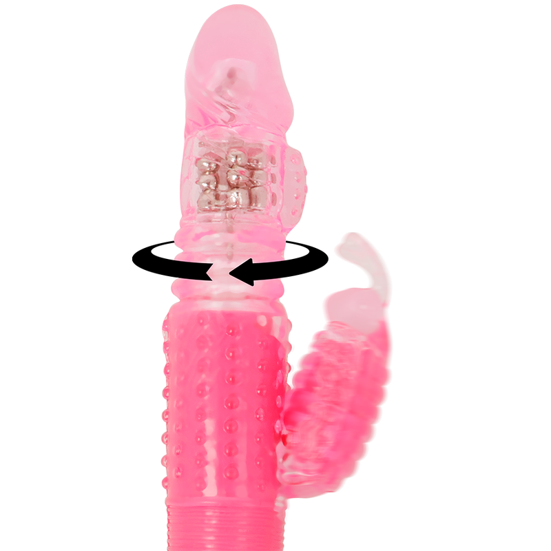 Vibrateur rotatif avec stimulateur clitoridien — OHMAMA