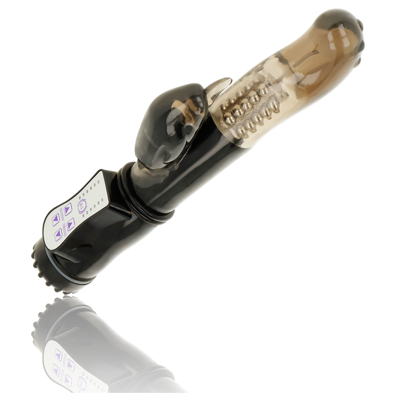 Vibrateur rotatif avec stimulateur clitoridien dauphin — OHMAMA VIBRATORS
