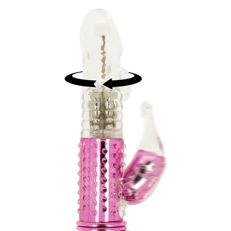 Vibrateur rotatif avec stimulateur clitoridien — OHMAMA