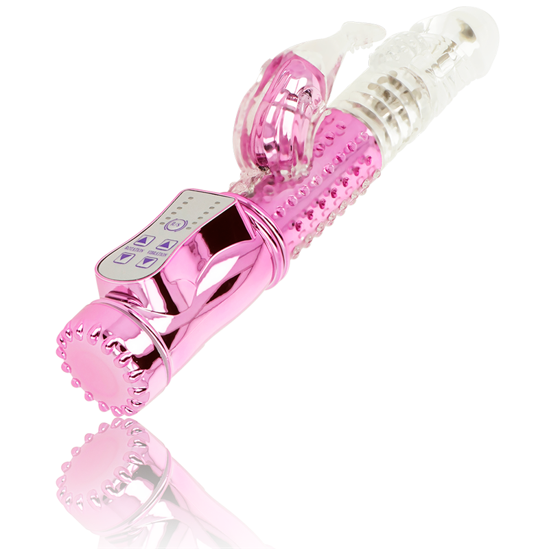Vibrateur rotatif avec stimulateur clitoridien — OHMAMA